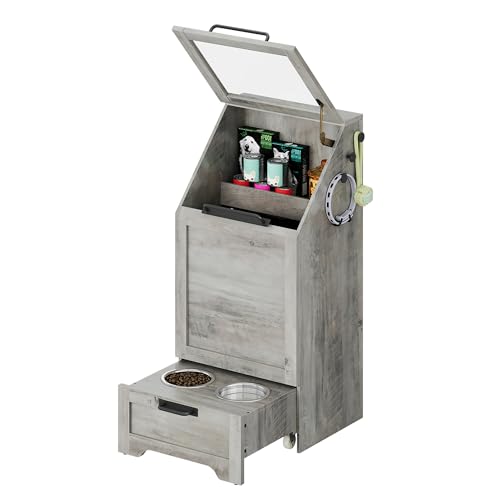 Dog Feeding Station Pet Feeding Station Dog Storage - Image 2