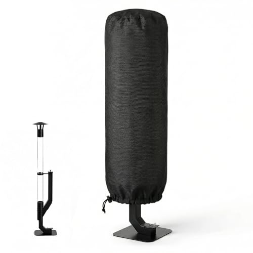 Deosk 15"D X 60"H Outdoor Fire Pit Cover Waterproof Windproof - Image 2