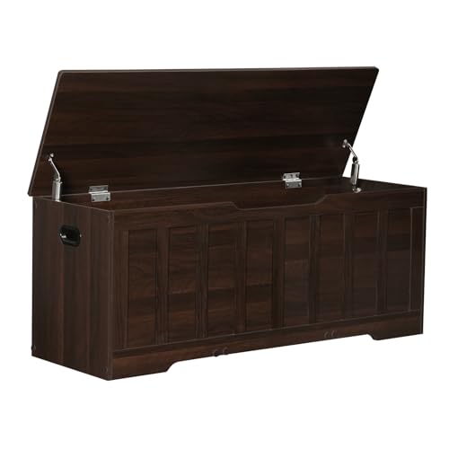VANKILEY 47.2" Storage Chest Extra Large,Wooden Stor | All Products - Image 2