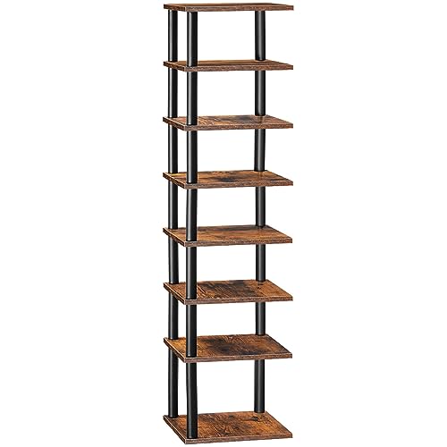 HOOBRO Vertical Shoe Rack, 8-Tier Narrow Shoe Shelf - Image 2