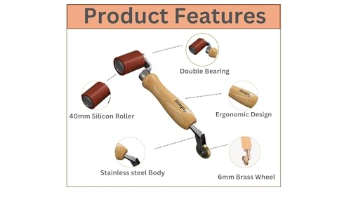 ZY890 Double-End Seam Roller and Tester Combo | Silicone + Brass - Image 4