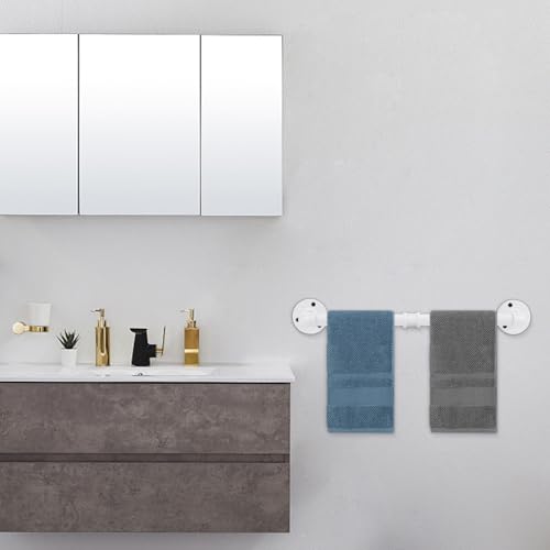 Industrial Pipe Towel Rack Towel Bar, Heavy Duty Wall Mounted - Image 3