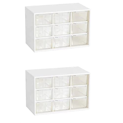 Feadily 2PCS Small Drawer Organizer for Desk, Desktop Drawer - Image 2