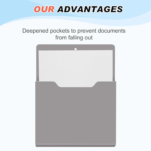 Fuutreo Magnetic Wall File Holder,6pcs,Achromatic Co | All Products - Image 4