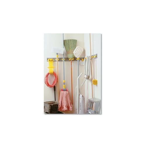 Rubbermaid Commercial Products Broom and Tool Wall | Home Organization - Image 4