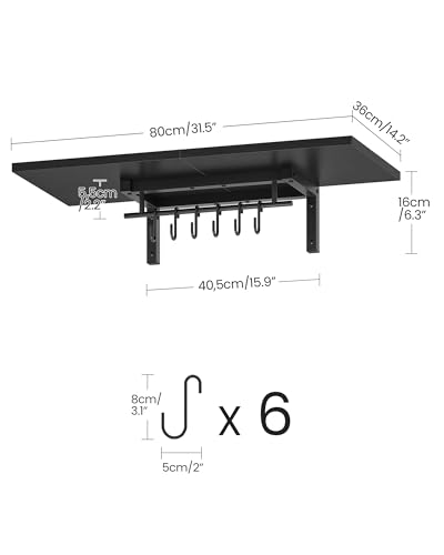 CHOEZON Wall-Mounted Pot Racks, Set of 2 Hanging Pot | All Products - Image 5