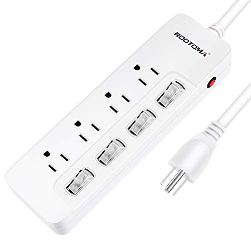 Appliance Extension Cord with Individual Switches on Off - 6 FT - Image 2
