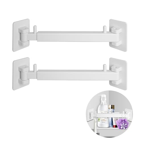 RV Shower Corner Storage Bar Kit - Adjustable Rod, W | All Products - Image 2