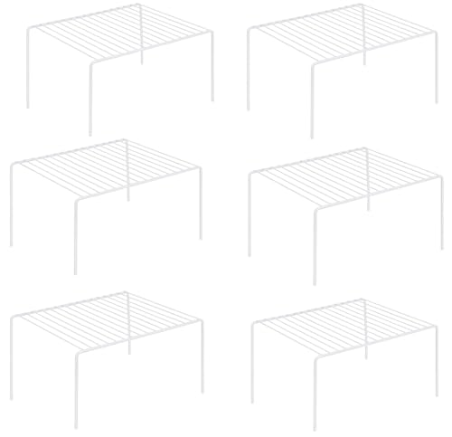 iPEGTOP Set of 6 Kitchen Cupboard Organiser Shelf, Small Size - Image 2
