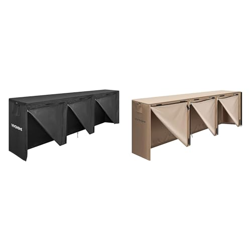 VIVOHOME 12ft Waterproof Firewood Log Rack Cover, Heavy - Image 2