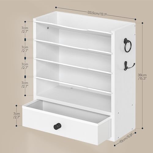 HOOBRO Wall File Organizer, Mail Organizer Wall Mounted - Image 4