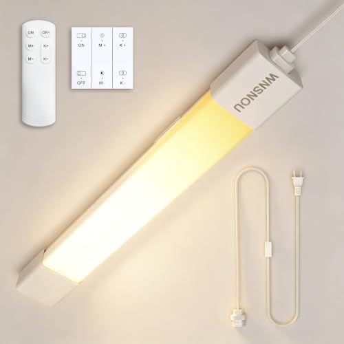 LED Tube Light Fixture with Plug Under Cabinet Lighting Dimming - Image 2