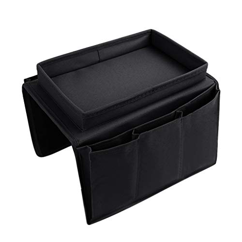 Sofa Armrest Organizer with Cup Holder Tray Couch Arm Chair Caddy - Image 5