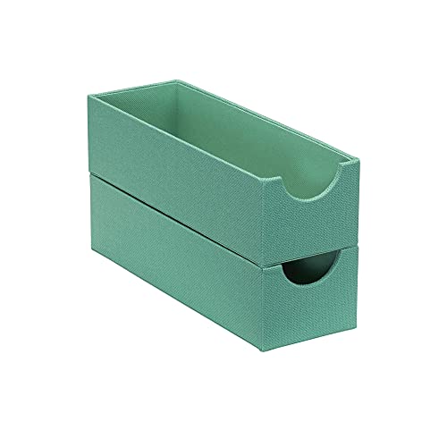 Household Essentials Teal Narrow Deep Drawer Organizer Boxes - Image 3