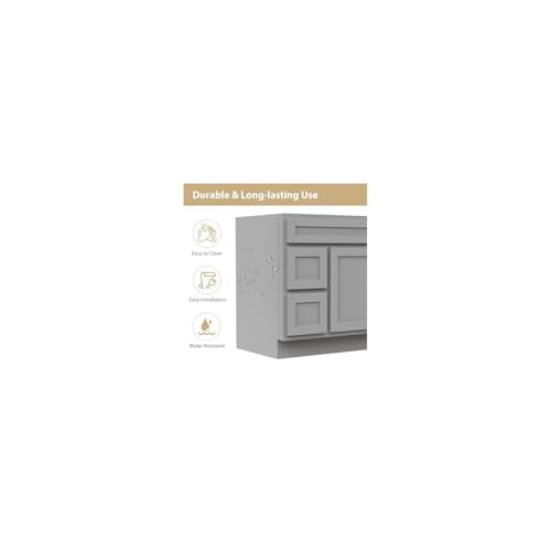 Vanity Art 36 Inch Single Bathroom Vanity Base Only Cabinet - Image 5