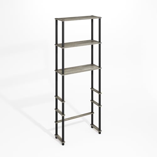 Furinno Turn-N-Tube Over The Toilet Storage, 3-Shelf Over - Image 6