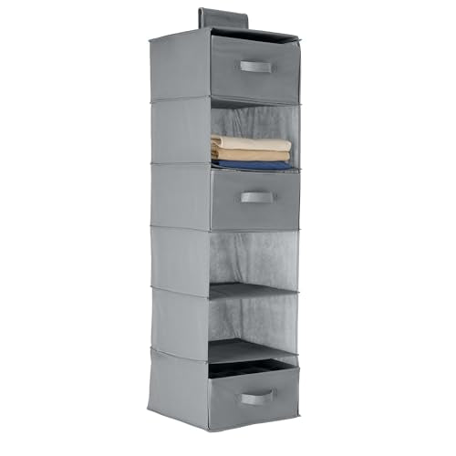 Amazon Basics 6-Tier Hanging Closet Organizer with Removable - Image 2