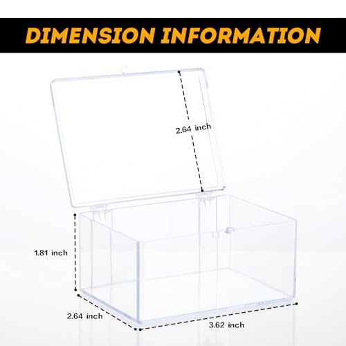 10-Pack 100-Count Deck-Case Card-Box - Hinged Trading Card - Image 4