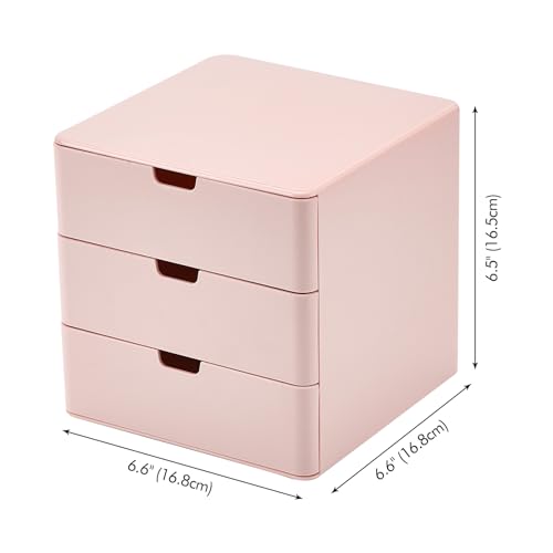 3-Drawer Vanity Organizer, Compact Storage Organization Drawers - Image 4