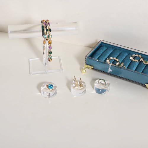 3pcs Clear Ring Jewelry holder for show, Acrylic Jew | Jewelry Organiz - Image 8