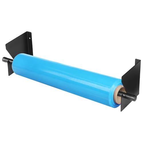 Adjustable Paper Roll Holder Wall Mounted 28 to 60 Inch, Black - Image 2