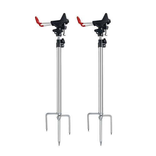 Fishing Rod Holder for Ground 2 Pack,Height - Image 2
