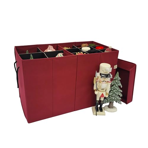 Tall Nutcracker and Figurine Storage Box, 17"H x 26"L x 13.5"D - Image 2