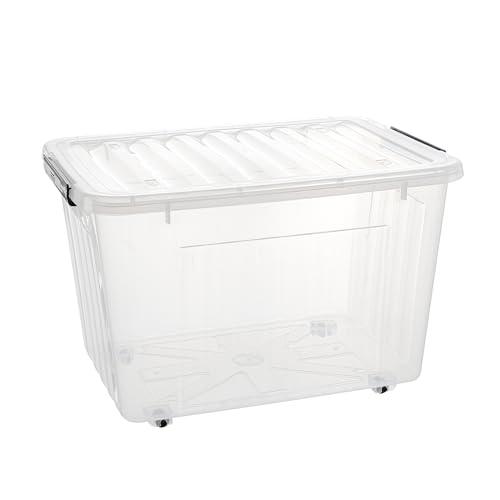 Cetomo 40Qt*6 Plastic Storage Bins, Storage Box - Image 5
