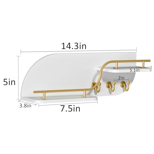 Key Holder for Wall, Decorative Key and Mail Organizer - Image 4