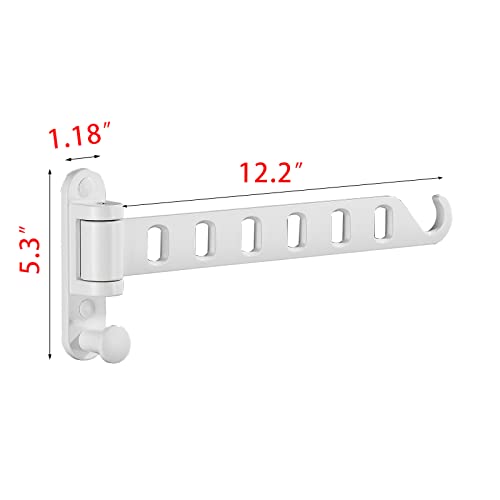 JOOM Clothes Drying Rack Wall Mounted, 13-Inch Foldable Arm - Image 4