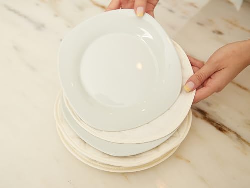 Covermates Dish Storage Case, 9" Diameter x 7"H, Cream - Image 4