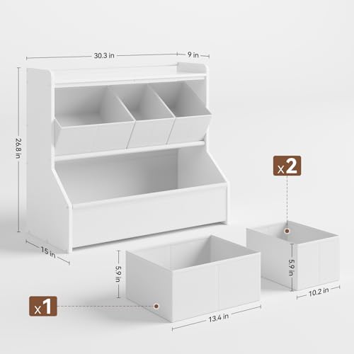 FOUCSSOMEI Kids Toy Storage Organizer for Easy Toy Cleanup - Image 3