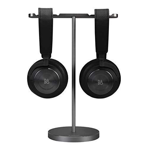 Double Headphones Stand, Aluminum Alloy Desk 3 Headsets - Image 3