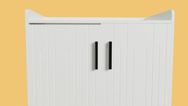 Mericonia Large 5-Tier Shoe Storage Cabinet with Doors - Image 8