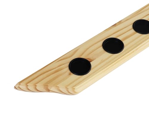 Solid Pine Fishing Rod Rack for Wall and Ceiling Storage - Image 5