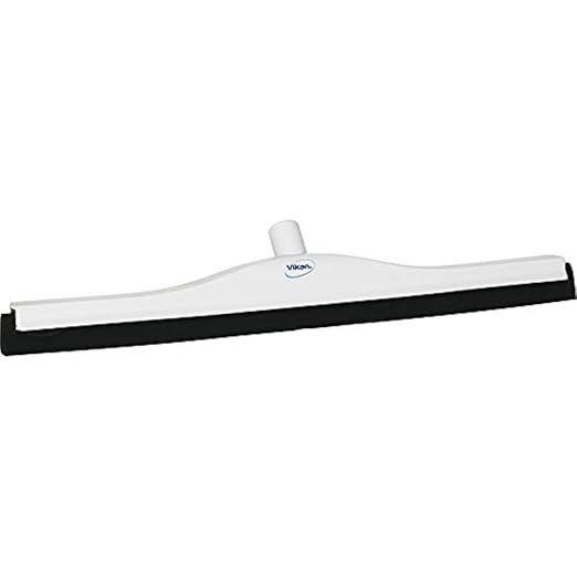 Vikan 77545 Squeegee,Fixed Head,Floor,24",PP/RB,White