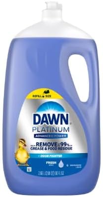 Dawn Platinum Advanced Power Liquid Dish Soap, 90 fl oz by Life of Style