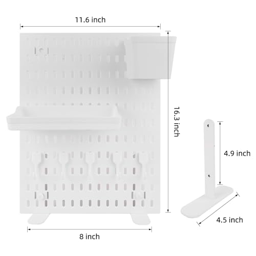Desk Pegboard Combination Kit,Desk Organizer for Home Office - Image 4