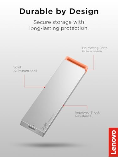 Lenovo PS8S 2TB Portable SSD, Up to 1050MB/s Read - Image 6