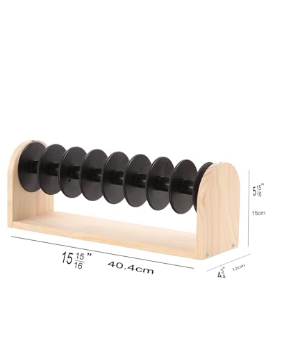 Wooden Thread Rack with Empty Spools Thread Holder | Home Organization - Image 3
