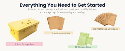Seed Storage Organizer - Metal Garden Seed Storage | Home Organization - Image 8