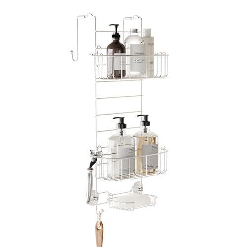 Zenna Home Shower Caddy Hanging Over the Shower Door Organizer - Image 2