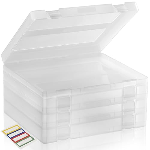 4-Pack Art & Craft Organizer Storage Case - Semi | Home Organization - Image 4