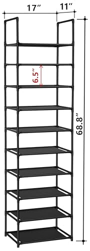 FIDUCIAL HOME 10 Tiers Shoe Rack Organizer 20 Pairs | All Products - Image 4
