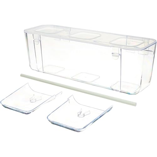 Deflecto Ribbon Dispenser, Clear Plastic, 13.3" x 4.2" x 4.4" - Image 7