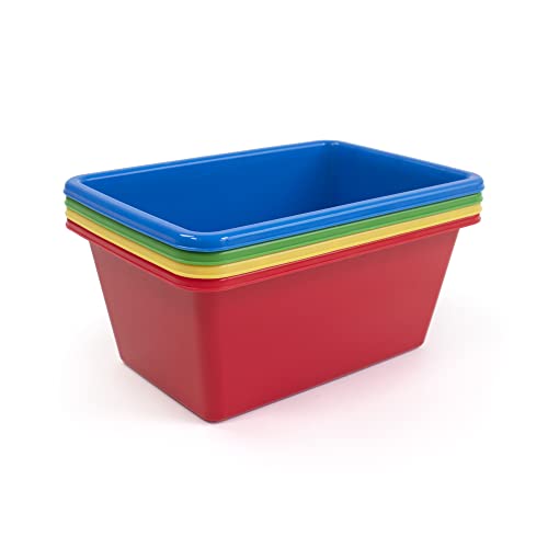 Humble Crew Plastic Storage Bins for Kids, Small Removable Toy - Image 4