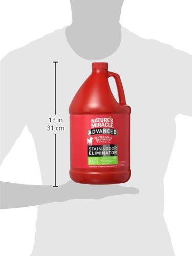 Nature’s Miracle Advanced Stain & Odor Eliminator – Enzyme Cleaner for Dogs & Cats (1 Gallon) | Fixory911