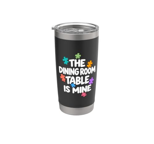 Funny Jigsaw Puzzle Lover Dining Room Table Is Mine Puzzler - Image 2