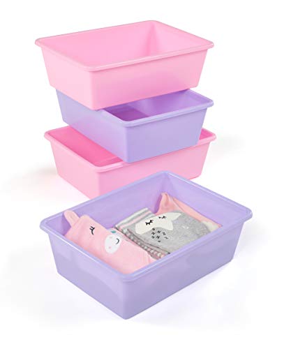 Humble Crew Plastic Storage Bins for Kids | Home Organization - Image 4