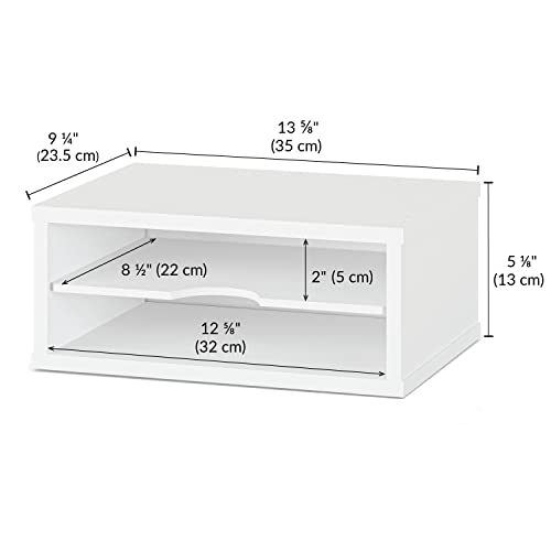 Ballucci File Organizer, 2-Tier Document Paper Sorter - Image 4